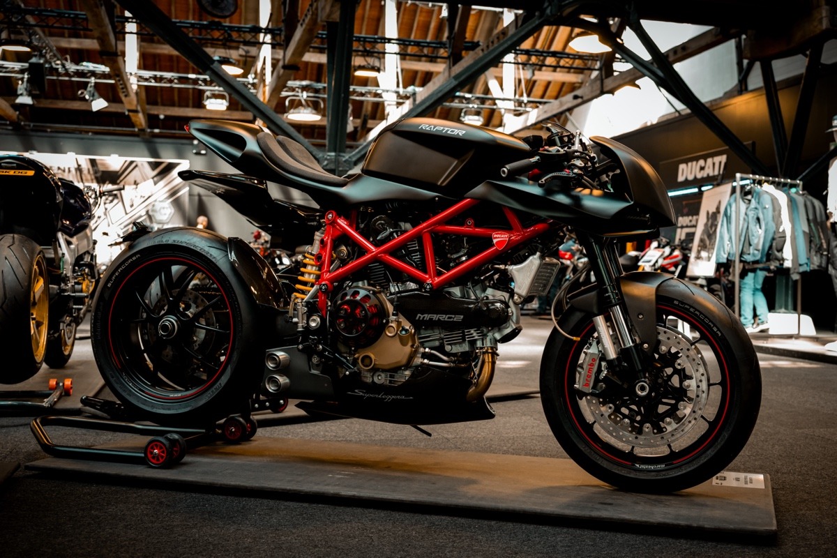 Marc Wilmington Raptor Ducati Hypermotard 1100S studio shot